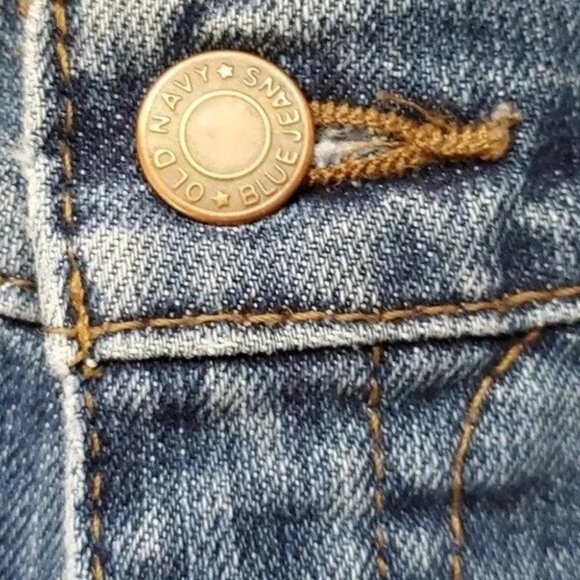 Old Navy Ultra Low Waist Skinny Blue Denim Jeans Womens Size 12 - Picture 4 of 6